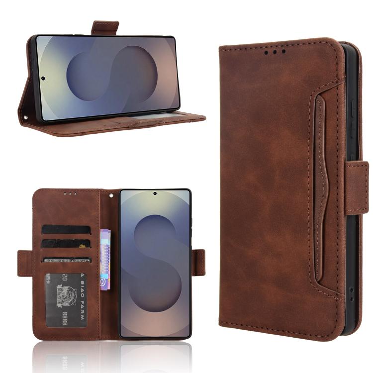 Skin Feel Calf Texture Card Slots Leather Phone Case