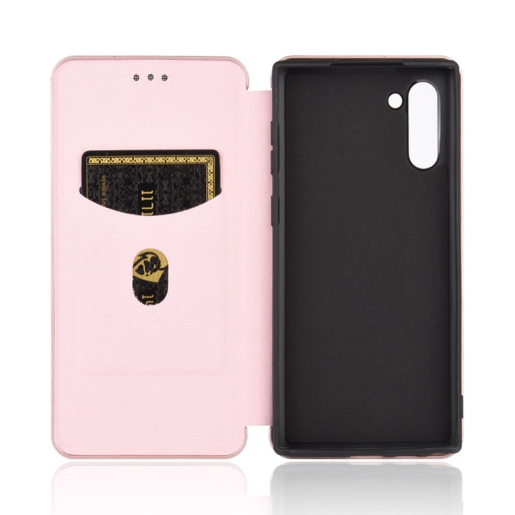 Carbon Fiber Texture Magnetic Horizontal Flip TPU + PC + PU Leather Case with Card Slot, For Samsung Galaxy Note10, For Samsung Galaxy Note10 Plus, For Samsung Galaxy Note20 Ultra, For Samsung Galaxy Note20, For Samsung Galaxy A21s