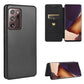 Carbon Fiber Texture Magnetic Horizontal Flip TPU + PC + PU Leather Case with Card Slot, For Samsung Galaxy Note10, For Samsung Galaxy Note10 Plus, For Samsung Galaxy Note20 Ultra, For Samsung Galaxy Note20, For Samsung Galaxy A21s
