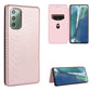 Carbon Fiber Texture Magnetic Horizontal Flip TPU + PC + PU Leather Case with Card Slot, For Samsung Galaxy Note10, For Samsung Galaxy Note10 Plus, For Samsung Galaxy Note20 Ultra, For Samsung Galaxy Note20, For Samsung Galaxy A21s