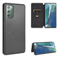 Carbon Fiber Texture Magnetic Horizontal Flip TPU + PC + PU Leather Case with Card Slot, For Samsung Galaxy Note10, For Samsung Galaxy Note10 Plus, For Samsung Galaxy Note20 Ultra, For Samsung Galaxy Note20, For Samsung Galaxy A21s