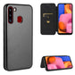 Carbon Fiber Texture Magnetic Horizontal Flip TPU + PC + PU Leather Case with Rope & Card Slot, For Samsung Galaxy A01, For Samsung Galaxy A7(2018) / A750, For Samsung Galaxy A20s, For Samsung Galaxy A21(Eurasian Version), For Samsung Galaxy A31�������...