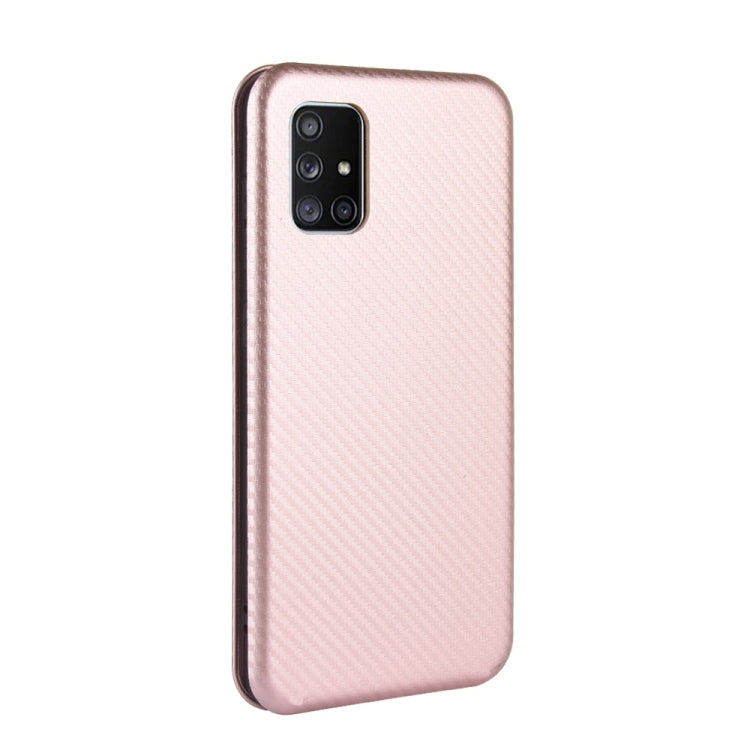 Carbon Fiber Texture Magnetic Horizontal Flip TPU + PC + PU Leather Case with Rope & Card Slot, For Samsung Galaxy A71 5G, For Samsung Galaxy A71, For Samsung Galaxy A90 5G, For Samsung Galaxy A91 / M80s / S10 Lite, For Samsung Galaxy M11��������������...