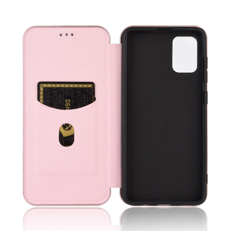 Carbon Fiber Texture Magnetic Horizontal Flip TPU + PC + PU Leather Case with Rope & Card Slot, For Samsung Galaxy A71 5G, For Samsung Galaxy A71, For Samsung Galaxy A90 5G, For Samsung Galaxy A91 / M80s / S10 Lite, For Samsung Galaxy M11��������������...