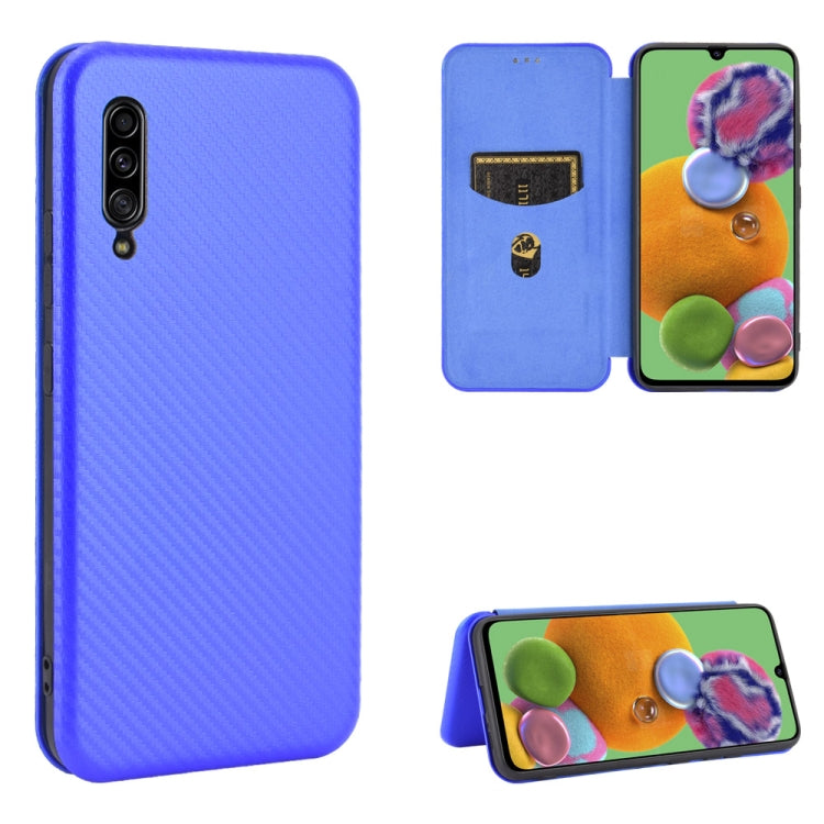 Carbon Fiber Texture Magnetic Horizontal Flip TPU + PC + PU Leather Case with Rope & Card Slot, For Samsung Galaxy A71 5G, For Samsung Galaxy A71, For Samsung Galaxy A90 5G, For Samsung Galaxy A91 / M80s / S10 Lite, For Samsung Galaxy M11��������������...
