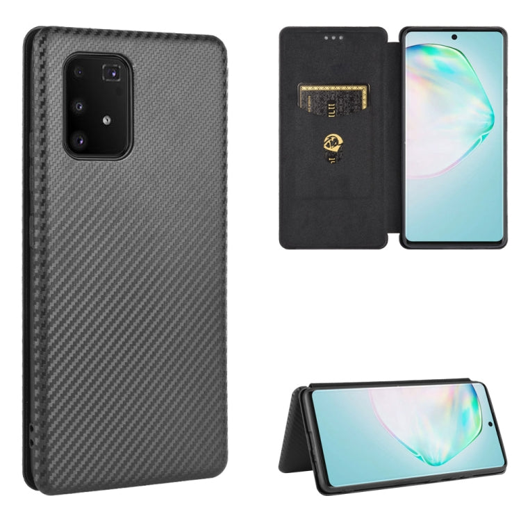 Carbon Fiber Texture Magnetic Horizontal Flip TPU + PC + PU Leather Case with Rope & Card Slot, For Samsung Galaxy A71 5G, For Samsung Galaxy A71, For Samsung Galaxy A90 5G, For Samsung Galaxy A91 / M80s / S10 Lite, For Samsung Galaxy M11��������������...