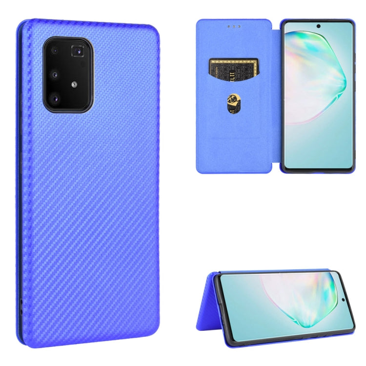 Carbon Fiber Texture Magnetic Horizontal Flip TPU + PC + PU Leather Case with Rope & Card Slot, For Samsung Galaxy A71 5G, For Samsung Galaxy A71, For Samsung Galaxy A90 5G, For Samsung Galaxy A91 / M80s / S10 Lite, For Samsung Galaxy M11��������������...