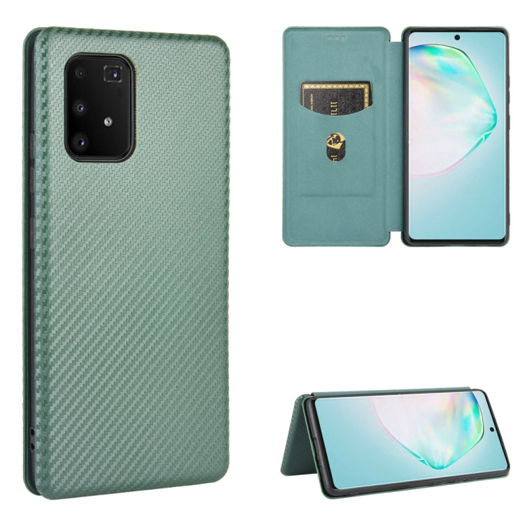 Carbon Fiber Texture Magnetic Horizontal Flip TPU + PC + PU Leather Case with Rope & Card Slot, For Samsung Galaxy A71 5G, For Samsung Galaxy A71, For Samsung Galaxy A90 5G, For Samsung Galaxy A91 / M80s / S10 Lite, For Samsung Galaxy M11��������������...