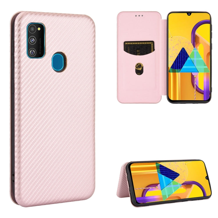 Carbon Fiber Texture Magnetic Horizontal Flip TPU + PC + PU Leather Case with Rope & Card Slot, For Samsung Galaxy A71 5G, For Samsung Galaxy A71, For Samsung Galaxy A90 5G, For Samsung Galaxy A91 / M80s / S10 Lite, For Samsung Galaxy M11��������������...