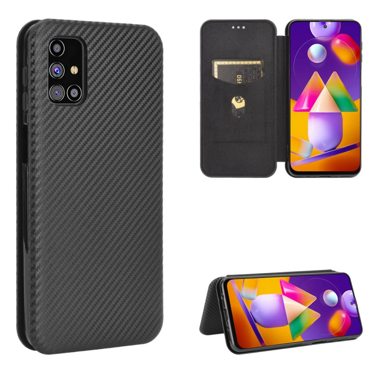Carbon Fiber Texture Magnetic Horizontal Flip TPU + PC + PU Leather Case with Rope & Card Slot, For Samsung Galaxy A71 5G, For Samsung Galaxy A71, For Samsung Galaxy A90 5G, For Samsung Galaxy A91 / M80s / S10 Lite, For Samsung Galaxy M11��������������...
