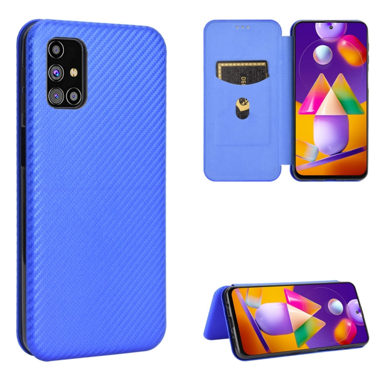 Carbon Fiber Texture Magnetic Horizontal Flip TPU + PC + PU Leather Case with Rope & Card Slot, For Samsung Galaxy A71 5G, For Samsung Galaxy A71, For Samsung Galaxy A90 5G, For Samsung Galaxy A91 / M80s / S10 Lite, For Samsung Galaxy M11��������������...