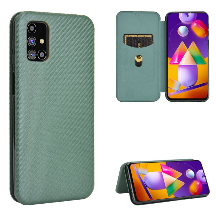 Carbon Fiber Texture Magnetic Horizontal Flip TPU + PC + PU Leather Case with Rope & Card Slot, For Samsung Galaxy A71 5G, For Samsung Galaxy A71, For Samsung Galaxy A90 5G, For Samsung Galaxy A91 / M80s / S10 Lite, For Samsung Galaxy M11��������������...