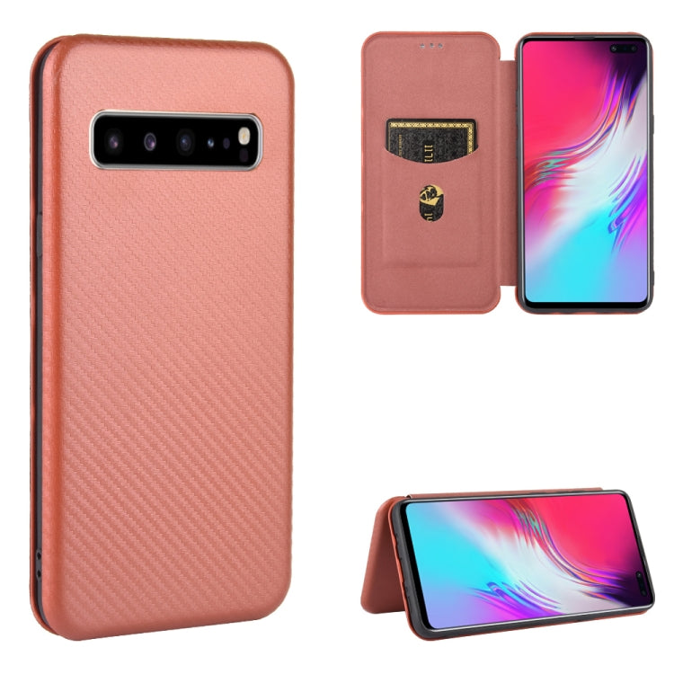 Carbon Fiber Texture Magnetic Horizontal Flip TPU + PC + PU Leather Case with Rope & Card Slot, For Samsung Galaxy A71 5G, For Samsung Galaxy A71, For Samsung Galaxy A90 5G, For Samsung Galaxy A91 / M80s / S10 Lite, For Samsung Galaxy M11��������������...