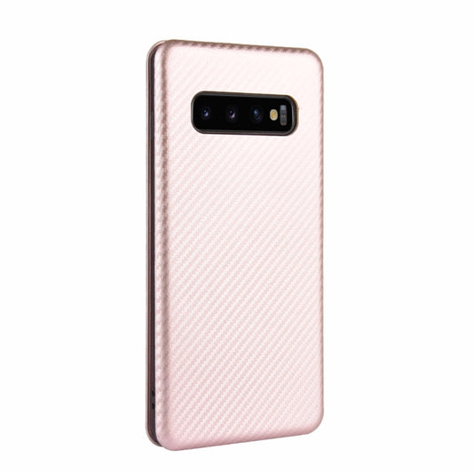 Carbon Fiber Texture Magnetic Horizontal Flip TPU + PC + PU Leather Case with Rope & Card Slot, For Samsung Galaxy S10 Plus, For Samsung Galaxy S10, For Samsung Galaxy S20, For Samsung Galaxy S20 Plus, For Samsung Galaxy XCover Pro���������������������...