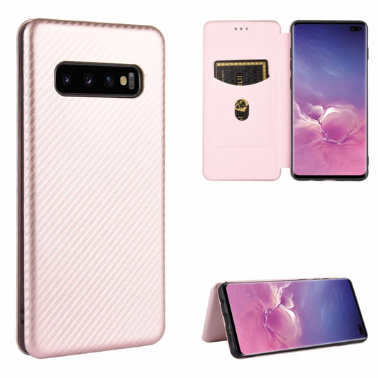 Carbon Fiber Texture Magnetic Horizontal Flip TPU + PC + PU Leather Case with Rope & Card Slot, For Samsung Galaxy S10 Plus, For Samsung Galaxy S10, For Samsung Galaxy S20, For Samsung Galaxy S20 Plus, For Samsung Galaxy XCover Pro���������������������...
