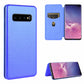 Carbon Fiber Texture Magnetic Horizontal Flip TPU + PC + PU Leather Case with Rope & Card Slot, For Samsung Galaxy S10 Plus, For Samsung Galaxy S10, For Samsung Galaxy S20, For Samsung Galaxy S20 Plus, For Samsung Galaxy XCover Pro���������������������...