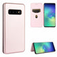 Carbon Fiber Texture Magnetic Horizontal Flip TPU + PC + PU Leather Case with Rope & Card Slot, For Samsung Galaxy S10 Plus, For Samsung Galaxy S10, For Samsung Galaxy S20, For Samsung Galaxy S20 Plus, For Samsung Galaxy XCover Pro���������������������...