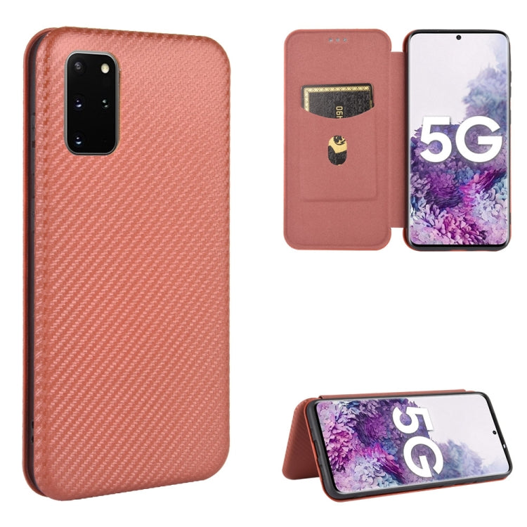 Carbon Fiber Texture Magnetic Horizontal Flip TPU + PC + PU Leather Case with Rope & Card Slot, For Samsung Galaxy S10 Plus, For Samsung Galaxy S10, For Samsung Galaxy S20, For Samsung Galaxy S20 Plus, For Samsung Galaxy XCover Pro���������������������...