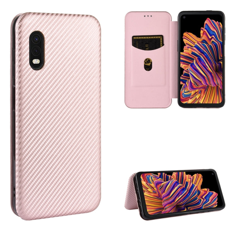 Carbon Fiber Texture Magnetic Horizontal Flip TPU + PC + PU Leather Case with Rope & Card Slot, For Samsung Galaxy S10 Plus, For Samsung Galaxy S10, For Samsung Galaxy S20, For Samsung Galaxy S20 Plus, For Samsung Galaxy XCover Pro���������������������...
