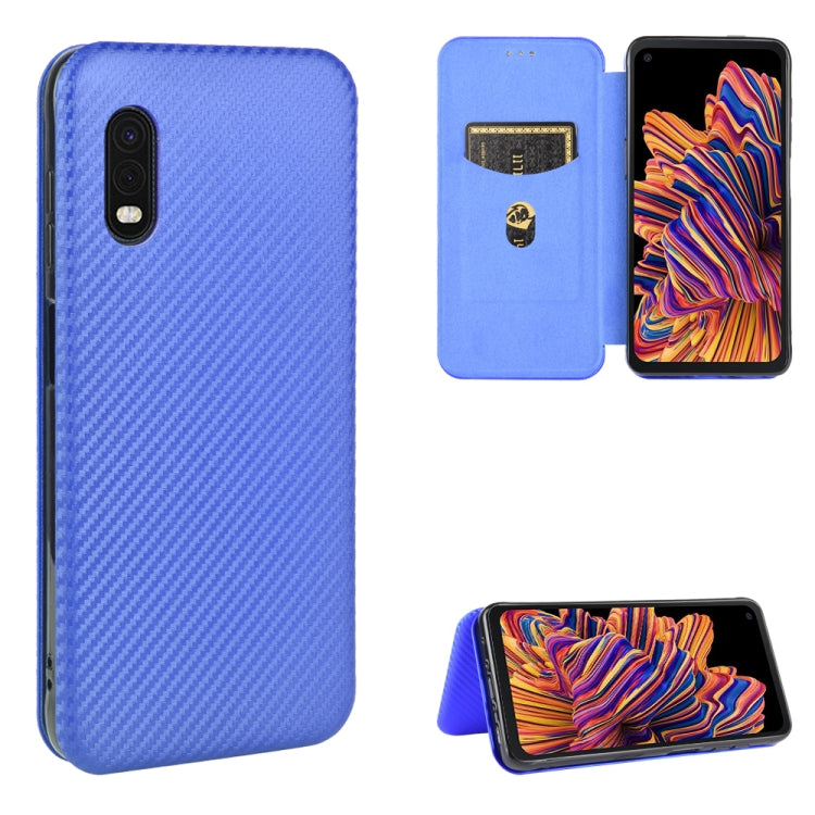 Carbon Fiber Texture Magnetic Horizontal Flip TPU + PC + PU Leather Case with Rope & Card Slot, For Samsung Galaxy S10 Plus, For Samsung Galaxy S10, For Samsung Galaxy S20, For Samsung Galaxy S20 Plus, For Samsung Galaxy XCover Pro���������������������...
