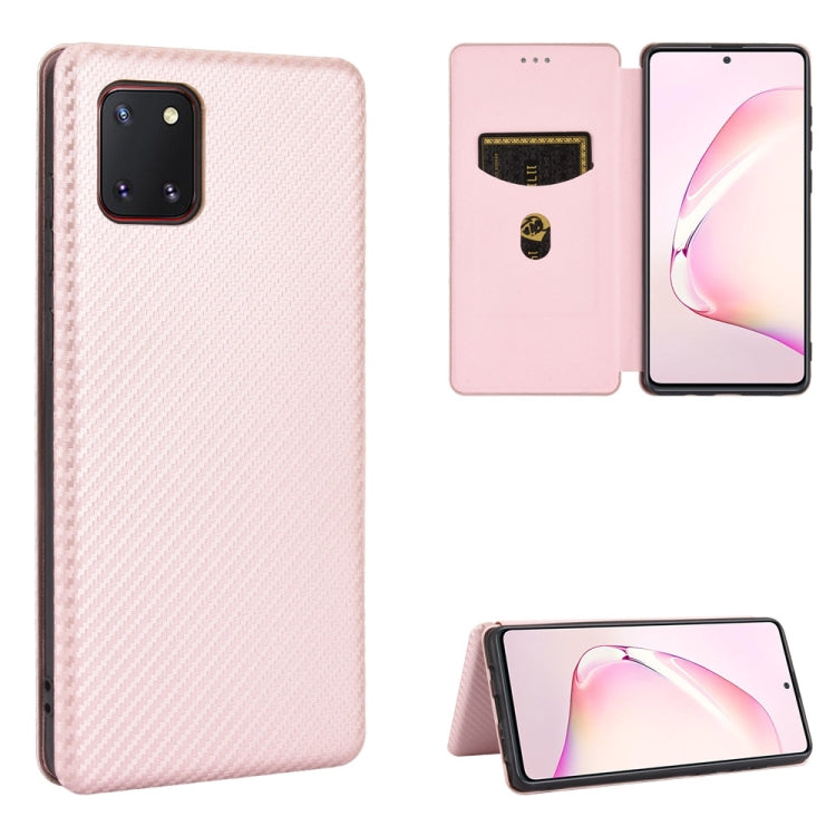 Carbon Fiber Texture Magnetic Horizontal Flip TPU + PC + PU Leather Case with Rope & Card Slot, For Samsung Galaxy S10 Plus, For Samsung Galaxy S10, For Samsung Galaxy S20, For Samsung Galaxy S20 Plus, For Samsung Galaxy XCover Pro���������������������...