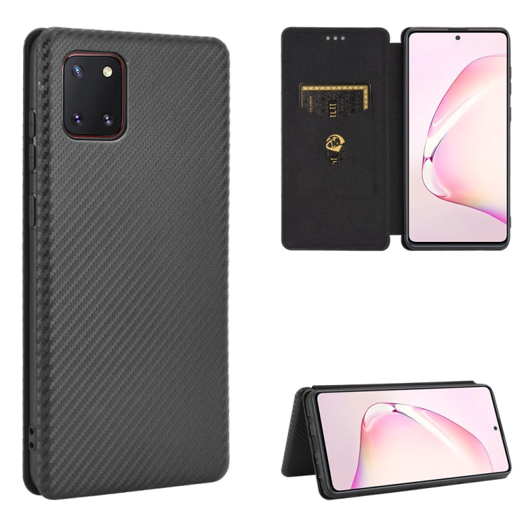 Carbon Fiber Texture Magnetic Horizontal Flip TPU + PC + PU Leather Case with Rope & Card Slot, For Samsung Galaxy S10 Plus, For Samsung Galaxy S10, For Samsung Galaxy S20, For Samsung Galaxy S20 Plus, For Samsung Galaxy XCover Pro���������������������...