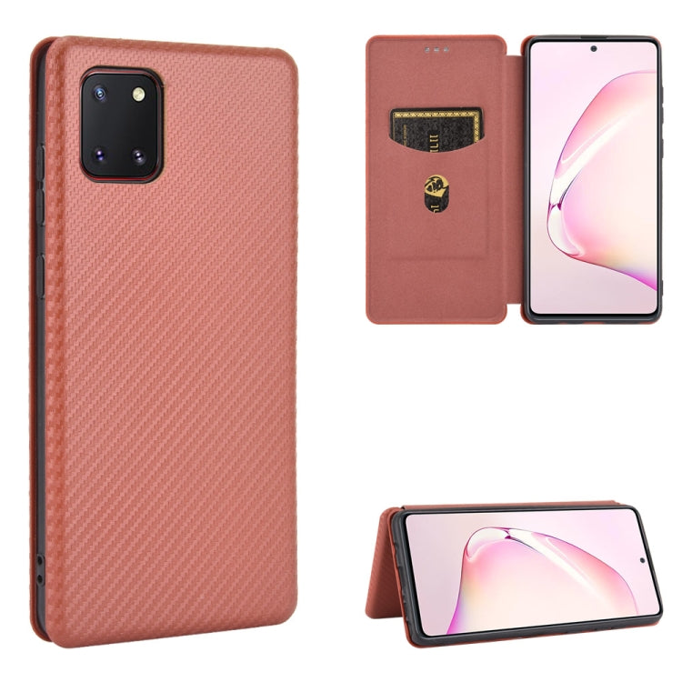 Carbon Fiber Texture Magnetic Horizontal Flip TPU + PC + PU Leather Case with Rope & Card Slot, For Samsung Galaxy S10 Plus, For Samsung Galaxy S10, For Samsung Galaxy S20, For Samsung Galaxy S20 Plus, For Samsung Galaxy XCover Pro���������������������...