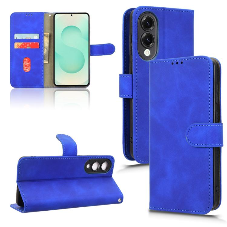 Skin Feel Magnetic Flip Leather Phone Case
