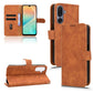 Skin Feel Magnetic Flip Leather Phone Case