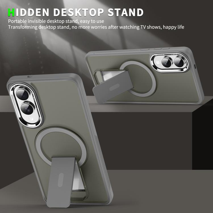 Acrylic Hybrid TPU MagSafe Holder Phone Case