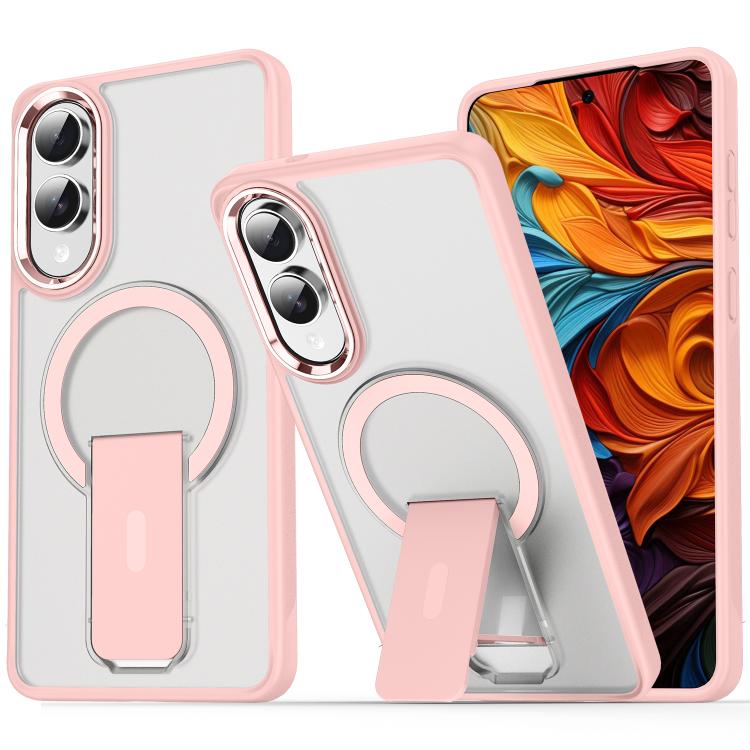 Acrylic Hybrid TPU MagSafe Holder Phone Case