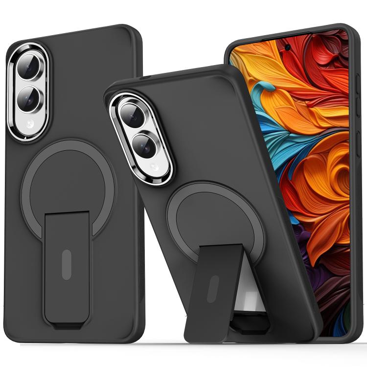 Acrylic Hybrid TPU MagSafe Holder Phone Case