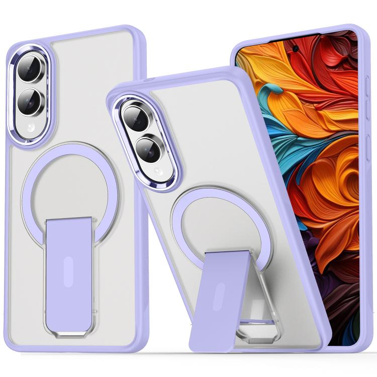 Acrylic Hybrid TPU MagSafe Holder Phone Case