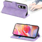 Skin Feel Flowers Embossed Wallet Leather Phone Case, For Samsung Galaxy S25 Edge 5G
