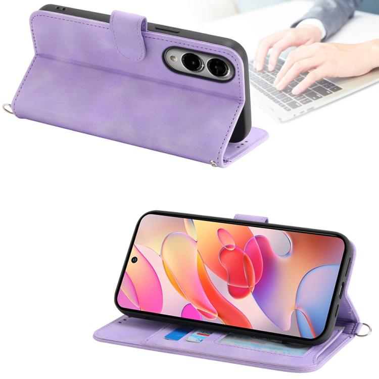 Skin Feel Flowers Embossed Wallet Leather Phone Case, For Samsung Galaxy S25 Edge 5G