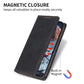 Business Solid Color Magnetic RFID Leather Phone Case, For Samsung Galaxy S25 Edge 5G