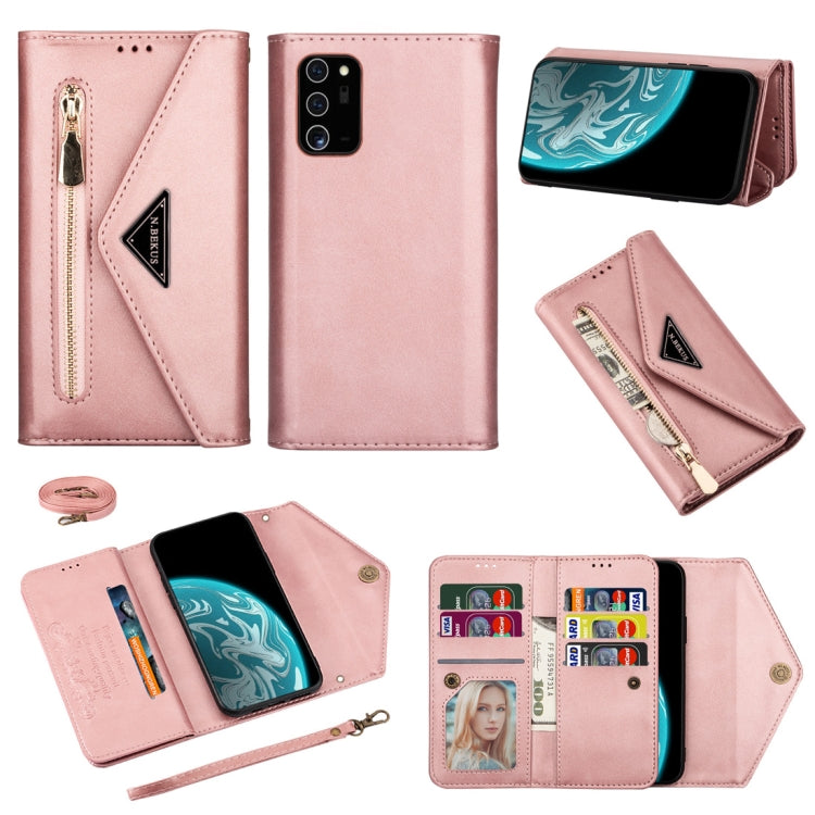 Skin Feel Zipper Horizontal Flip Leather Case with Holder & Card Slots & Photo Frame & Lanyard & Long Rope, For Samsung Galaxy Note20, For Samsung Galaxy Note20 Ultra, For Samsung Galaxy S20, For Samsung Galaxy S20+, For Samsung Galaxy S20 Ultra�������...