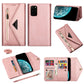 Skin Feel Zipper Horizontal Flip Leather Case with Holder & Card Slots & Photo Frame & Lanyard & Long Rope, For Samsung Galaxy Note20, For Samsung Galaxy Note20 Ultra, For Samsung Galaxy S20, For Samsung Galaxy S20+, For Samsung Galaxy S20 Ultra�������...