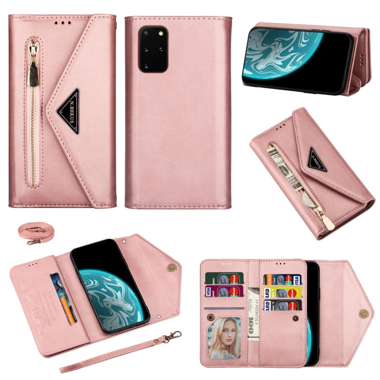 Skin Feel Zipper Horizontal Flip Leather Case with Holder & Card Slots & Photo Frame & Lanyard & Long Rope, For Samsung Galaxy Note20, For Samsung Galaxy Note20 Ultra, For Samsung Galaxy S20, For Samsung Galaxy S20+, For Samsung Galaxy S20 Ultra�������...