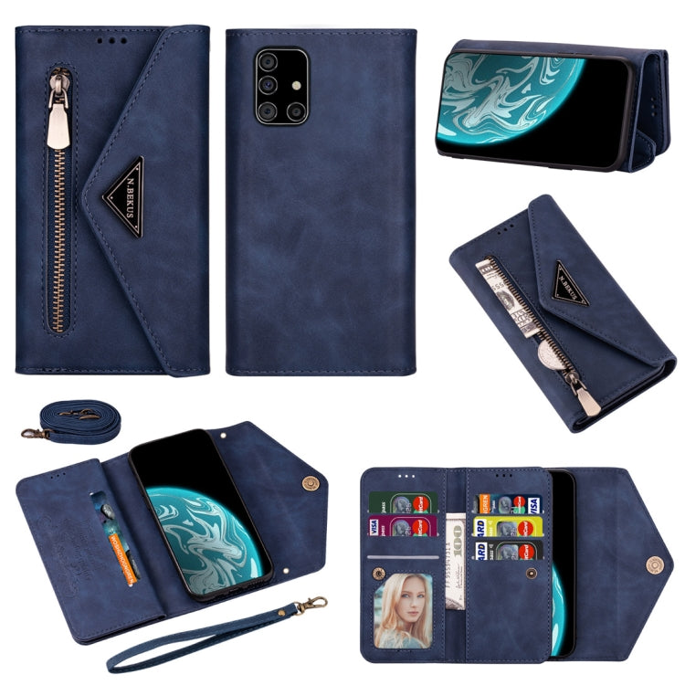 Skin Feel Zipper Horizontal Flip Leather Case with Holder & Card Slots & Photo Frame & Lanyard & Long Rope, For Samsung Galaxy Note10+, For Samsung Galaxy S10, For Samsung Galaxy S10+, For Samsung Galaxy S10e, For Samsung Galaxy A21��������������������...