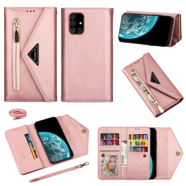 Skin Feel Zipper Horizontal Flip Leather Case with Holder & Card Slots & Photo Frame & Lanyard & Long Rope, For Samsung Galaxy Note10+, For Samsung Galaxy S10, For Samsung Galaxy S10+, For Samsung Galaxy S10e, For Samsung Galaxy A21��������������������...