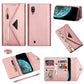 Skin Feel Zipper Horizontal Flip Leather Case with Holder & Card Slots & Photo Frame & Lanyard & Long Rope, For Samsung Galaxy A10 / M10, For Samsung Galaxy A20 / A30 / M10s, For Samsung Galaxy A20e / A10e, For Samsung Galaxy A20s, For Samsung Galaxy A...