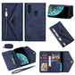 Skin Feel Zipper Horizontal Flip Leather Case with Holder & Card Slots & Photo Frame & Lanyard & Long Rope, For Samsung Galaxy A10 / M10, For Samsung Galaxy A20 / A30 / M10s, For Samsung Galaxy A20e / A10e, For Samsung Galaxy A20s, For Samsung Galaxy A...