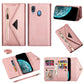 Skin Feel Zipper Horizontal Flip Leather Case with Holder & Card Slots & Photo Frame & Lanyard & Long Rope, For Samsung Galaxy A10 / M10, For Samsung Galaxy A20 / A30 / M10s, For Samsung Galaxy A20e / A10e, For Samsung Galaxy A20s, For Samsung Galaxy A...