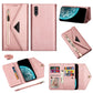Skin Feel Zipper Horizontal Flip Leather Case with Holder & Card Slots & Photo Frame & Lanyard & Long Rope, For Samsung Galaxy A10 / M10, For Samsung Galaxy A20 / A30 / M10s, For Samsung Galaxy A20e / A10e, For Samsung Galaxy A20s, For Samsung Galaxy A...