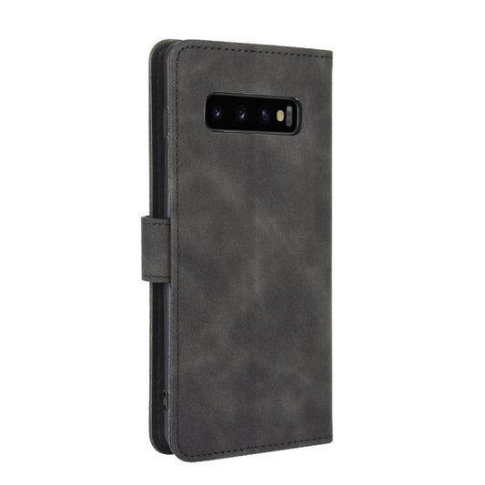Solid Color Skin Feel Magnetic Buckle Horizontal Flip Calf Texture PU Leather Case with Holder & Card Slots & Wallet, For Samsung Galaxy S10 Plus, For Samsung Galaxy S10e, For Samsung Galaxy S10 5G
