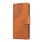 Rose Flower Embossed 3-Card Slots Leather Phone Case, For Samsung Galaxy S25 FE 5G, For Samsung Galaxy S25 Edge 5G, For Samsung Galaxy S25 / S24 5G, For Samsung Galaxy S25+ / S24+ 5G, For Samsung Galaxy S25 Ultra 5G, For Samsung Galaxy S24 FE 5G�������...
