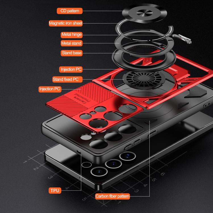 Armor Rotating Holder MagSafe Phone Case