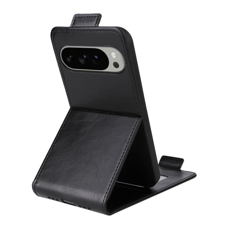 Magnetic Vertical Flip Leather Phone Case with Buckle