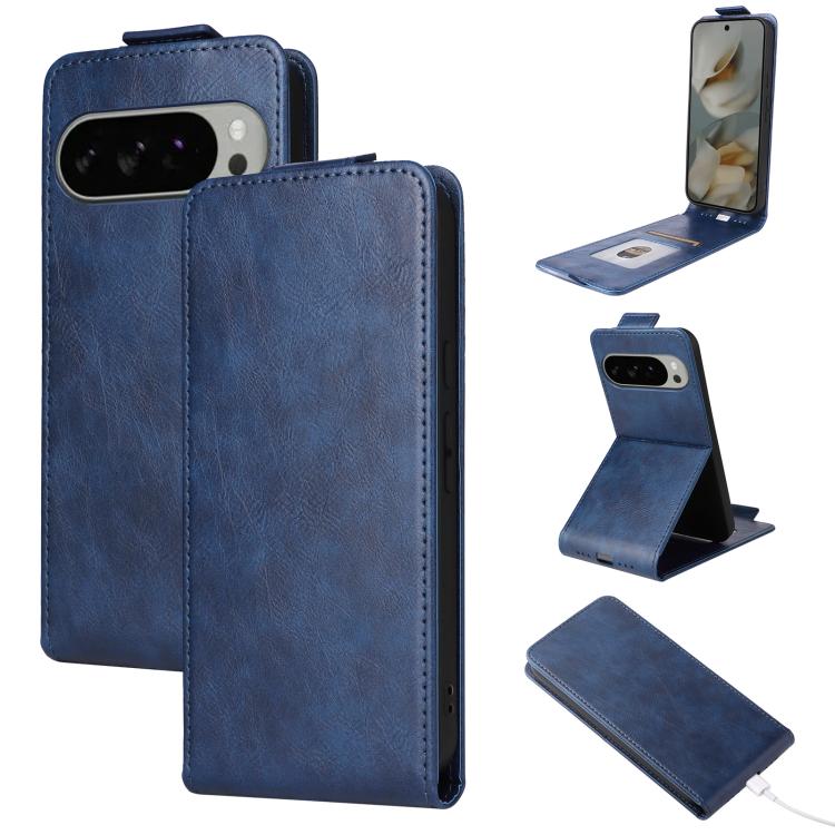 Magnetic Vertical Flip Leather Phone Case with Buckle